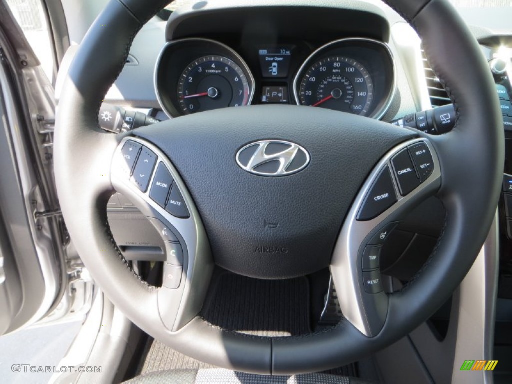 2013 Elantra GT - Titanium Gray Metallic / Black photo #31