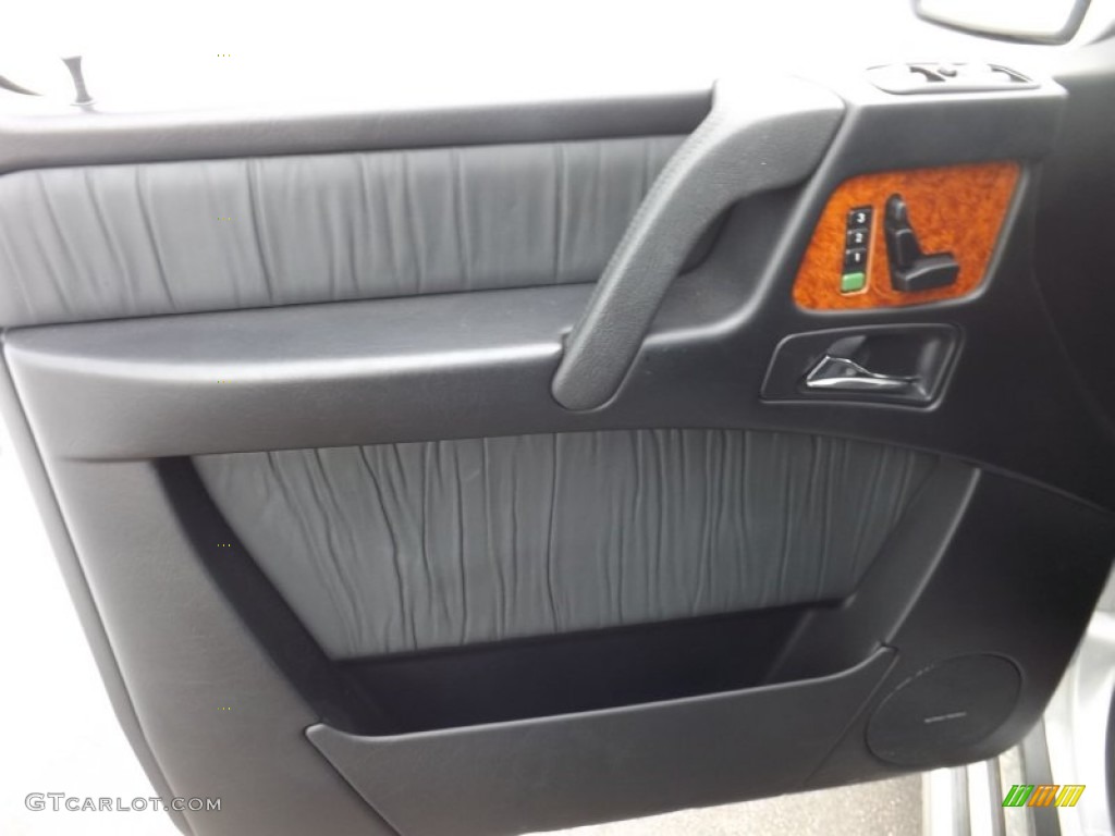 2009 Mercedes-Benz G 55 AMG designo Charcoal Door Panel Photo #81582159