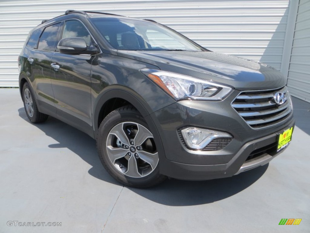 2013 Santa Fe GLS - Hampton Green Pearl / Beige photo #2