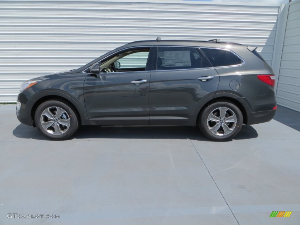 2013 Santa Fe GLS - Hampton Green Pearl / Beige photo #6