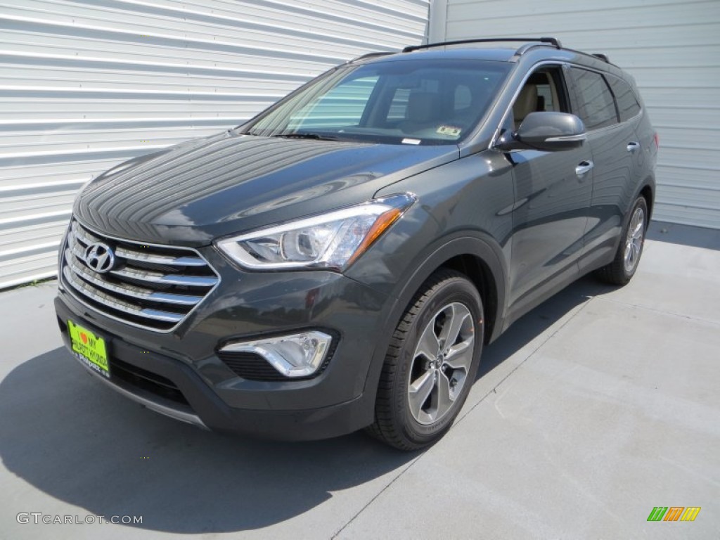 2013 Santa Fe GLS - Hampton Green Pearl / Beige photo #7