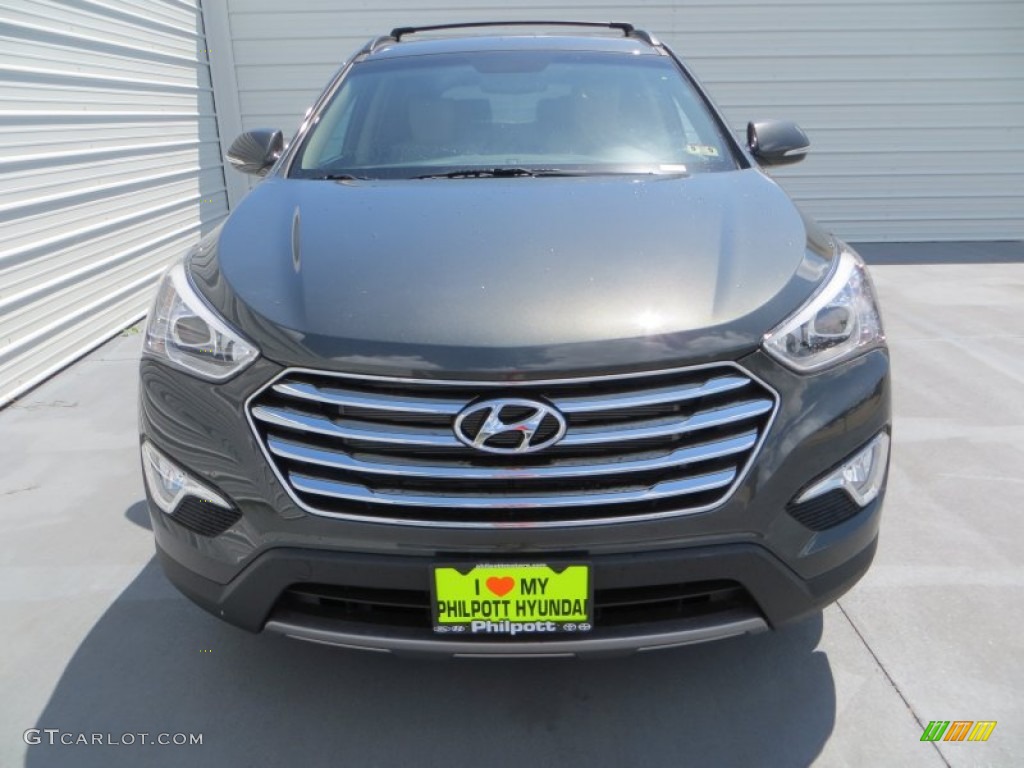 2013 Santa Fe GLS - Hampton Green Pearl / Beige photo #8