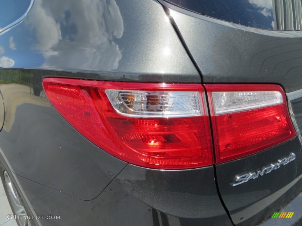 2013 Santa Fe GLS - Hampton Green Pearl / Beige photo #12