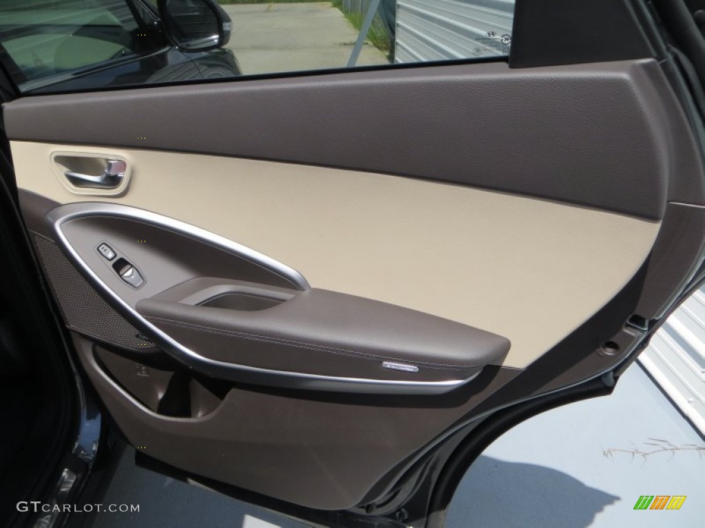 2013 Santa Fe GLS - Hampton Green Pearl / Beige photo #18