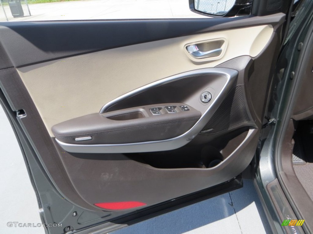 2013 Santa Fe GLS - Hampton Green Pearl / Beige photo #22
