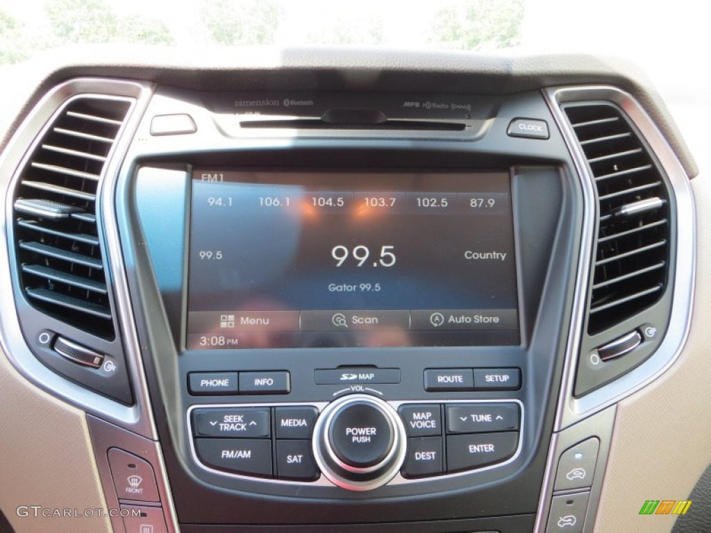2013 Santa Fe GLS - Hampton Green Pearl / Beige photo #27