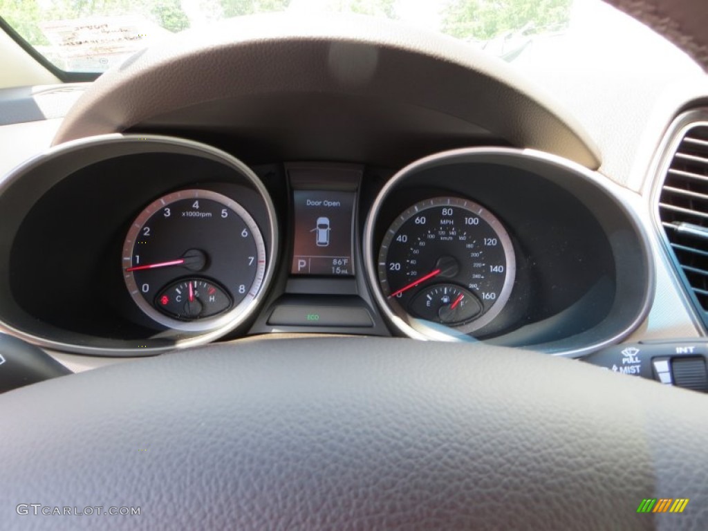 2013 Santa Fe GLS - Hampton Green Pearl / Beige photo #32