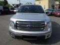 2013 Ingot Silver Metallic Ford F150 Lariat SuperCab 4x4  photo #2