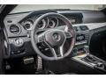 2013 Mercedes-Benz C Black Interior Steering Wheel Photo