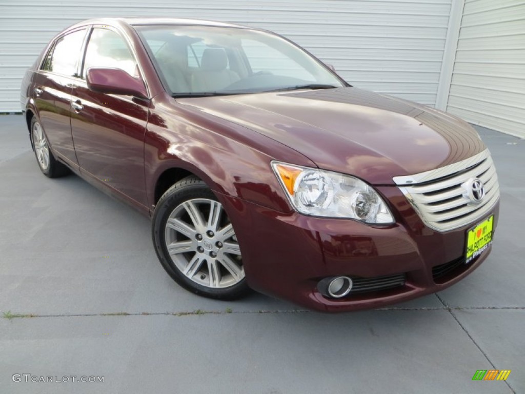 2008 Avalon Limited - Cassis Red Pearl / Ash Gray photo #1