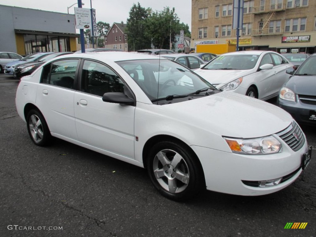 Polar White 2007 Saturn ION 3 Sedan Exterior Photo #81586206