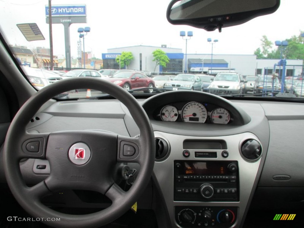 2007 Saturn ION 3 Sedan Gray Dashboard Photo #81586362