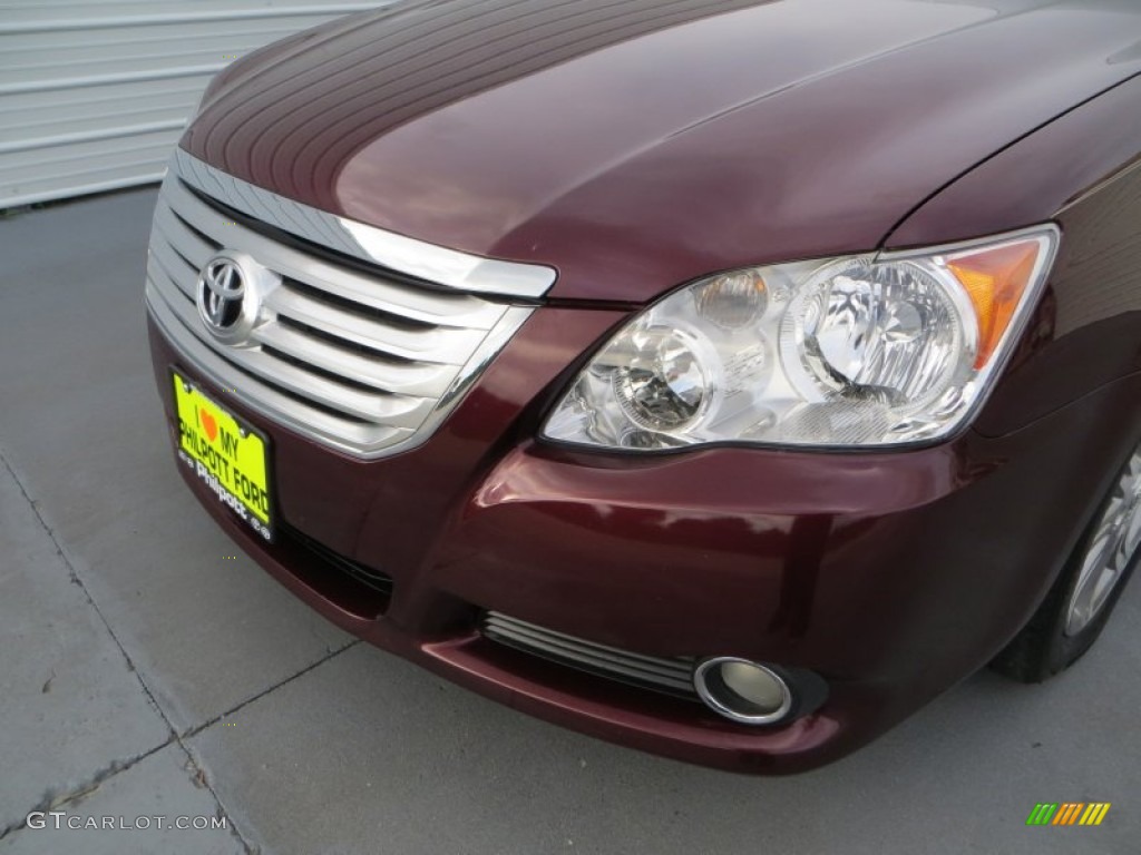 2008 Avalon Limited - Cassis Red Pearl / Ash Gray photo #10