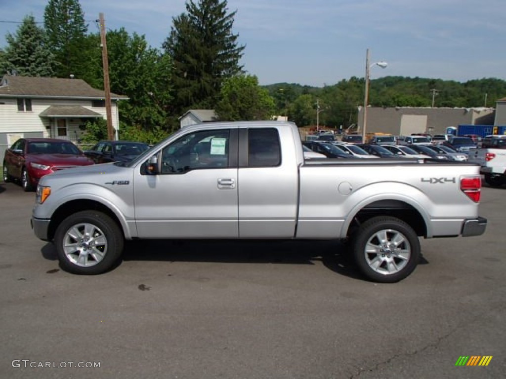 Ingot Silver Metallic 2013 Ford F150 Lariat SuperCab 4x4 Exterior Photo #81586905