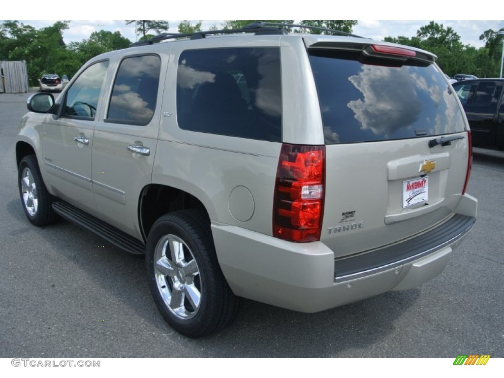 2013 Tahoe LTZ 4x4 - Champagne Silver Metallic / Ebony photo #4