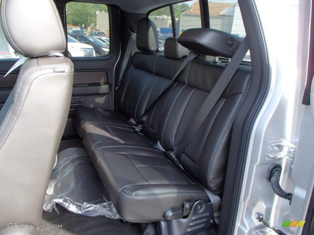 2013 Ford F150 Lariat SuperCab 4x4 Rear Seat Photo #81587004