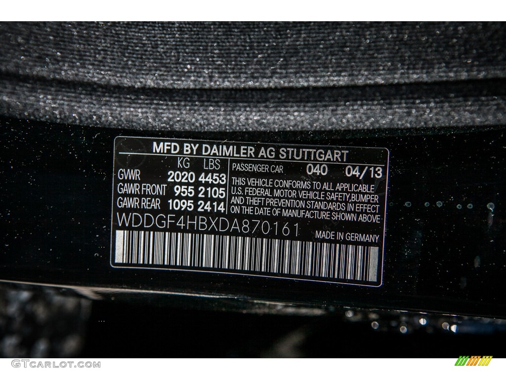 2013 C Color Code 040 for Black Photo #81587022