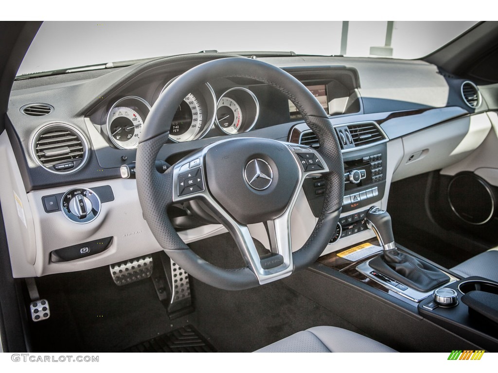 2013 Mercedes-Benz C 250 Sport Ash/Black Dashboard Photo #81587340