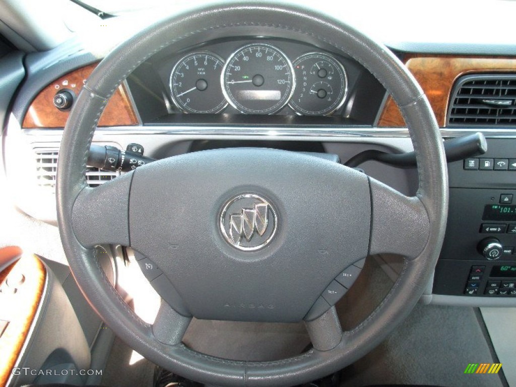 2005 Buick LaCrosse CXL Gray Steering Wheel Photo #81587532