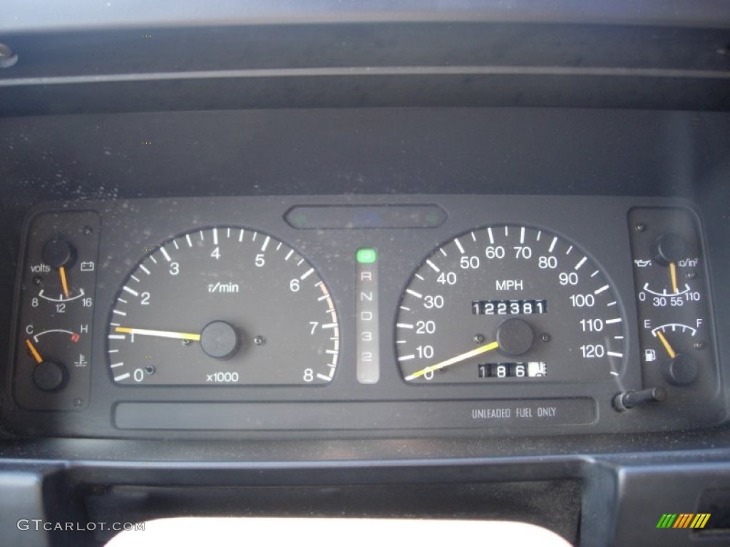 1994 Isuzu Trooper LS 4x4 Gauges Photo #81587544