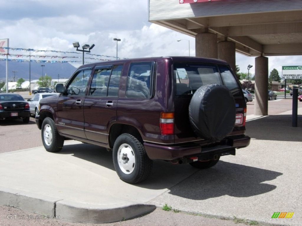 1994 Trooper LS 4x4 - Cranberry Red Pearl Metallic / Brown photo #8