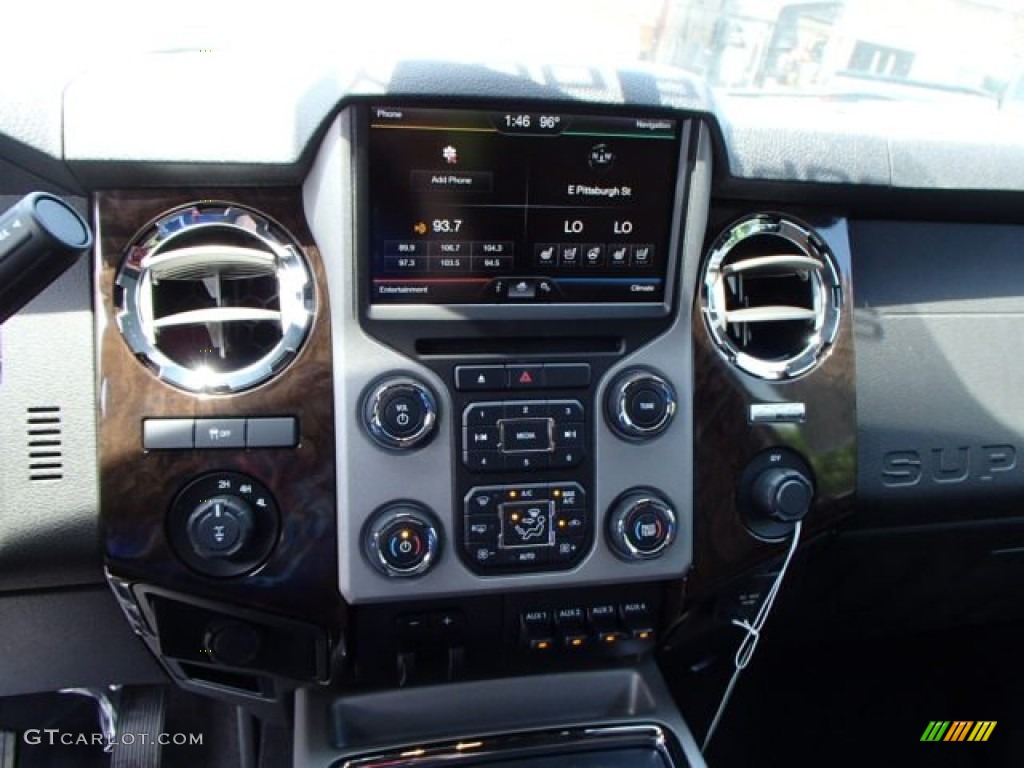 2013 F250 Super Duty King Ranch Crew Cab 4x4 - Oxford White / King Ranch Chaparral Leather/Black Trim photo #18