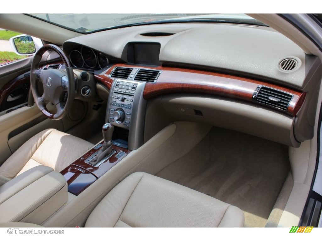 2009 RL 3.7 AWD Sedan - Alberta White Pearl / Parchment photo #10