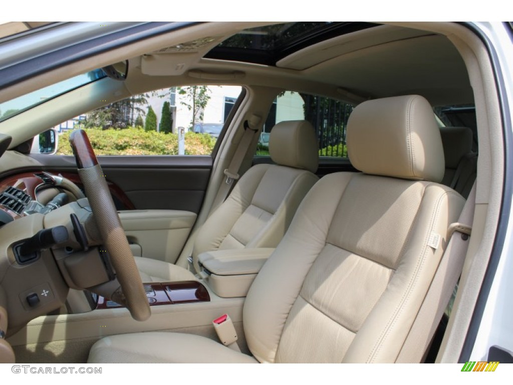 2009 RL 3.7 AWD Sedan - Alberta White Pearl / Parchment photo #13