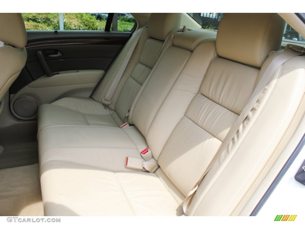 2009 RL 3.7 AWD Sedan - Alberta White Pearl / Parchment photo #19