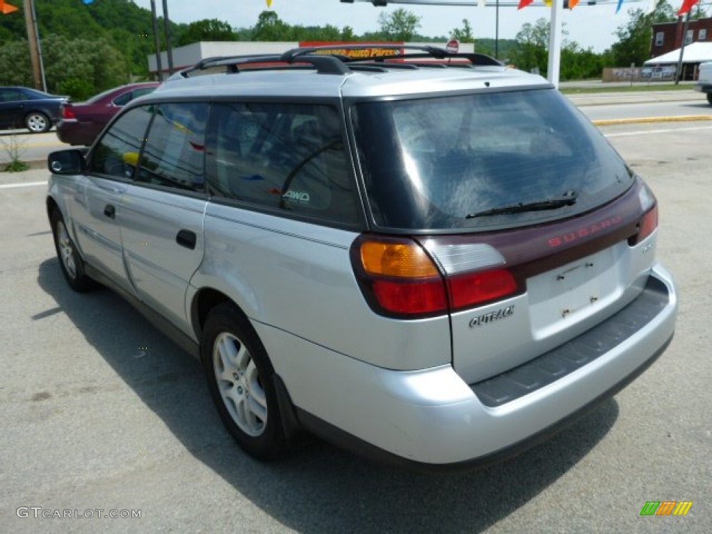 2004 Outback Wagon - Silver Stone Metallic / Gray/Black photo #3