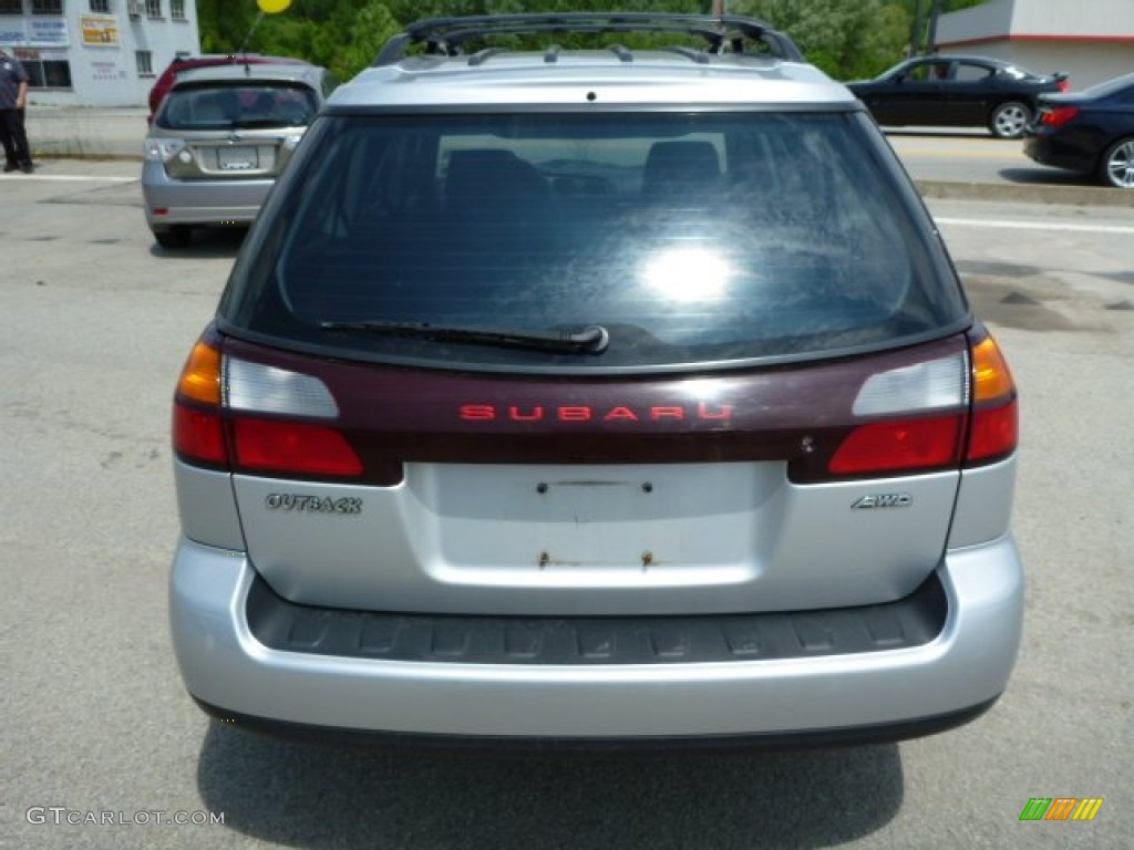 2004 Outback Wagon - Silver Stone Metallic / Gray/Black photo #4