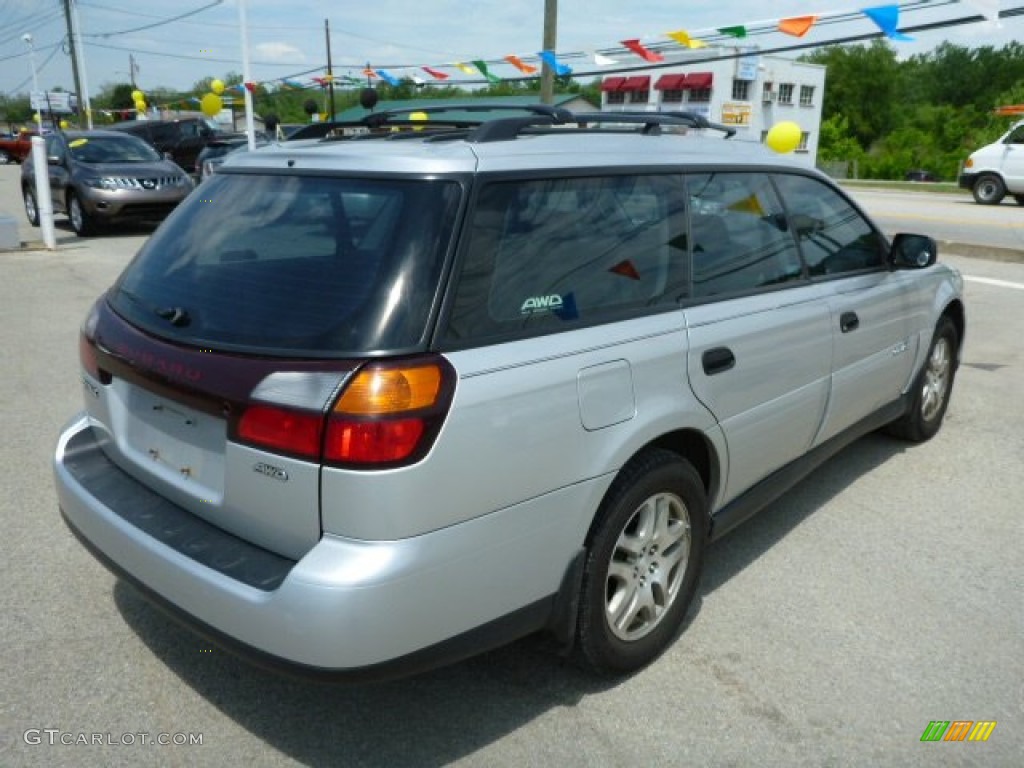 2004 Outback Wagon - Silver Stone Metallic / Gray/Black photo #5