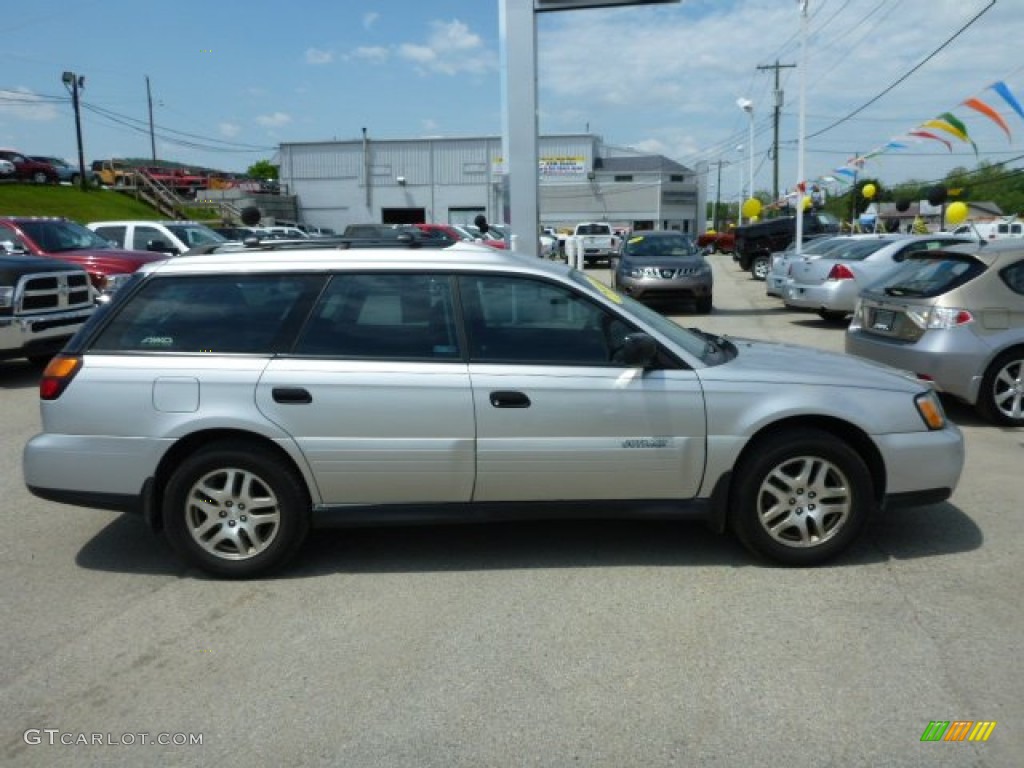 2004 Outback Wagon - Silver Stone Metallic / Gray/Black photo #6