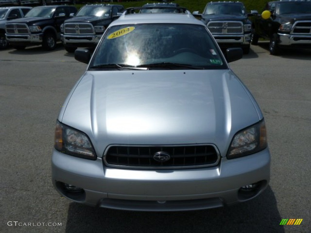 2004 Outback Wagon - Silver Stone Metallic / Gray/Black photo #8