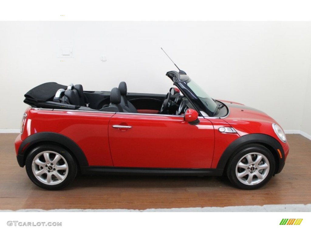 Chili Red 2010 Mini Cooper S Convertible Exterior Photo #81589132