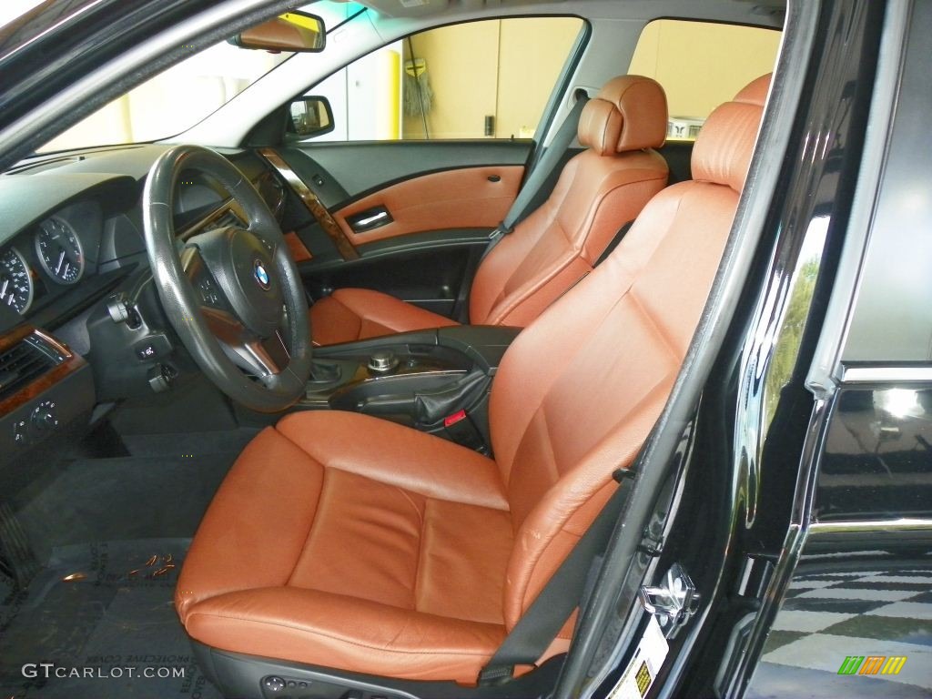 2007 BMW 5 Series 525i Sedan Front Seat Photo #81589437