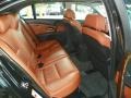 2007 BMW 5 Series Auburn Interior Rear Seat Photo