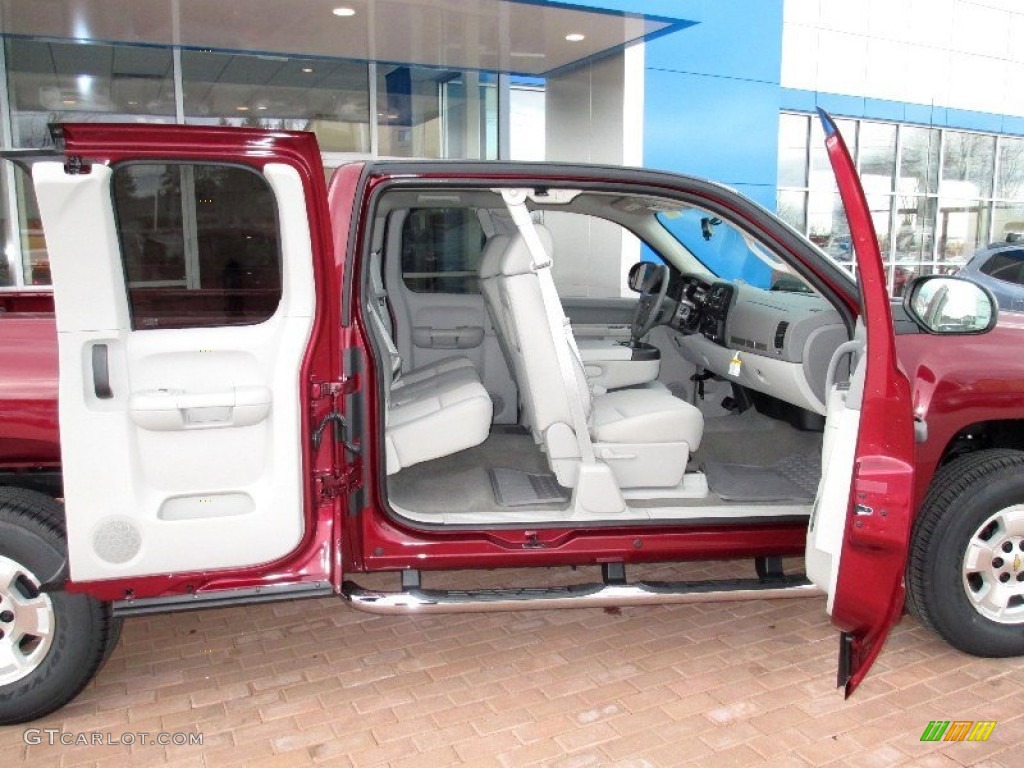 2013 Silverado 1500 LT Extended Cab 4x4 - Deep Ruby Metallic / Light Titanium/Dark Titanium photo #21