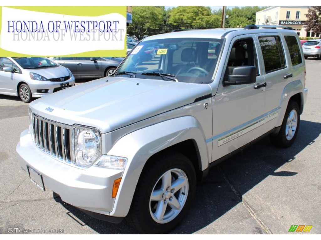 2011 Liberty Limited 4x4 - Bright Silver Metallic / Dark Slate Gray photo #1