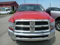 2013 Flame Red Ram 3500 Tradesman Crew Cab 4x4 Dually Chassis  photo #9