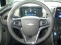 2013 Chevrolet Volt Pebble Beige/Dark Accents Interior Steering Wheel Photo