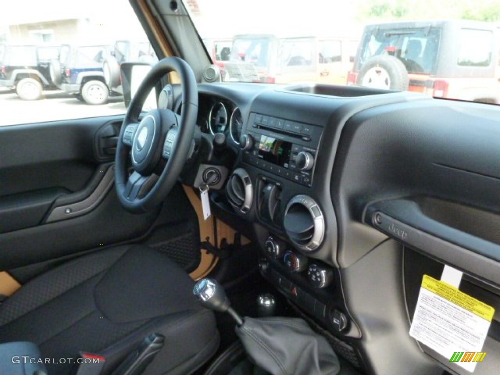 2013 Jeep Wrangler Sport S 4x4 Black Dashboard Photo #81592821