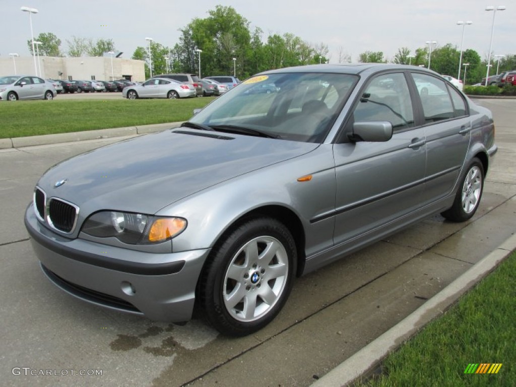 2005 3 Series 325i Sedan - Silver Grey Metallic / Black photo #7