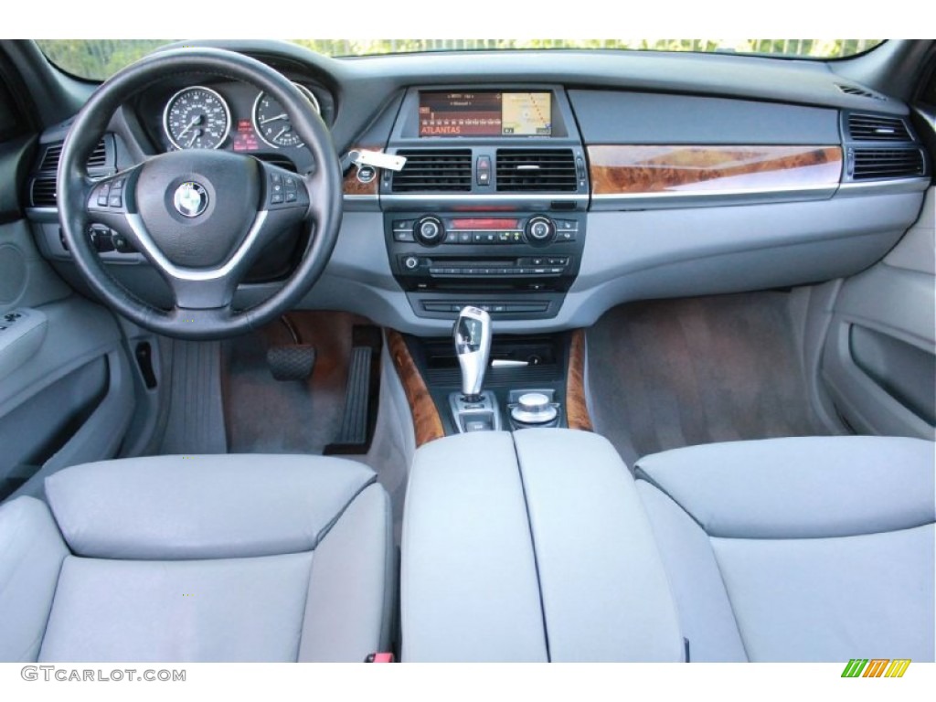 2007 BMW X5 4.8i Gray Dashboard Photo #81594237