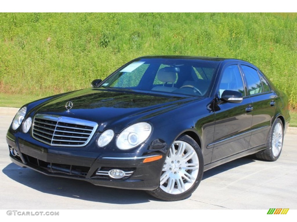 Obsidian Black Metallic 2007 Mercedes-Benz E 350 Sedan Exterior Photo #81595041