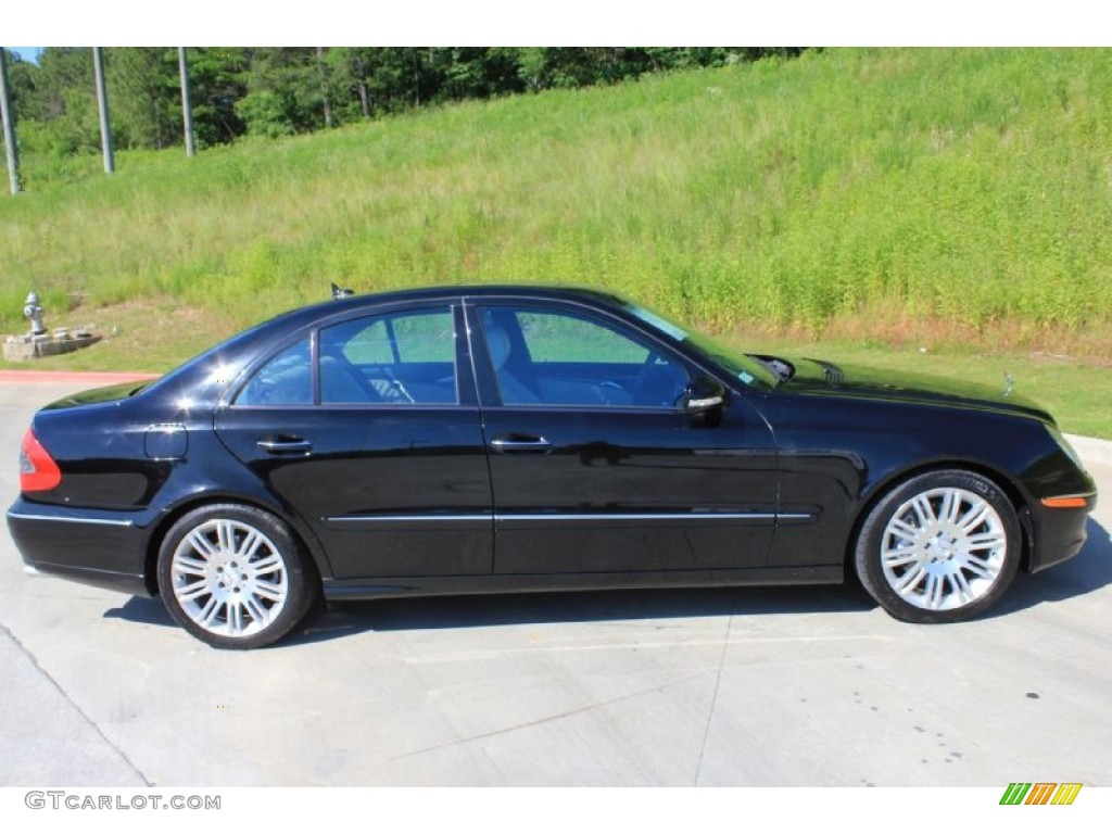 Obsidian Black Metallic 2007 Mercedes-Benz E 350 Sedan Exterior Photo #81595131
