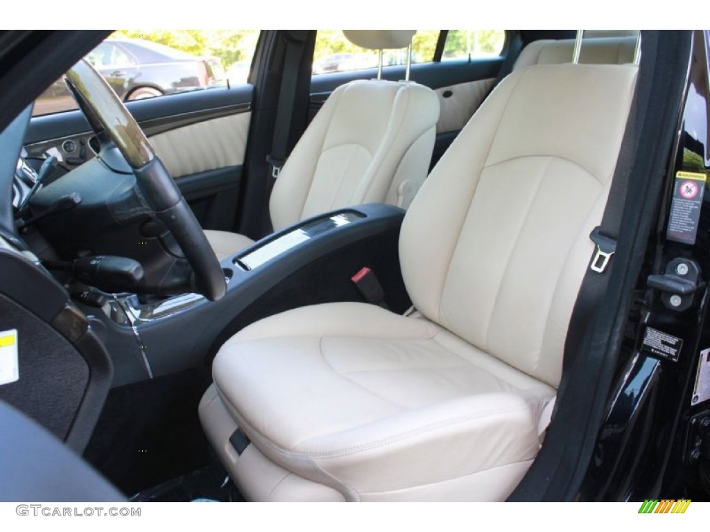 Black/Sahara Beige Interior 2007 Mercedes-Benz E 350 Sedan Photo #81595590