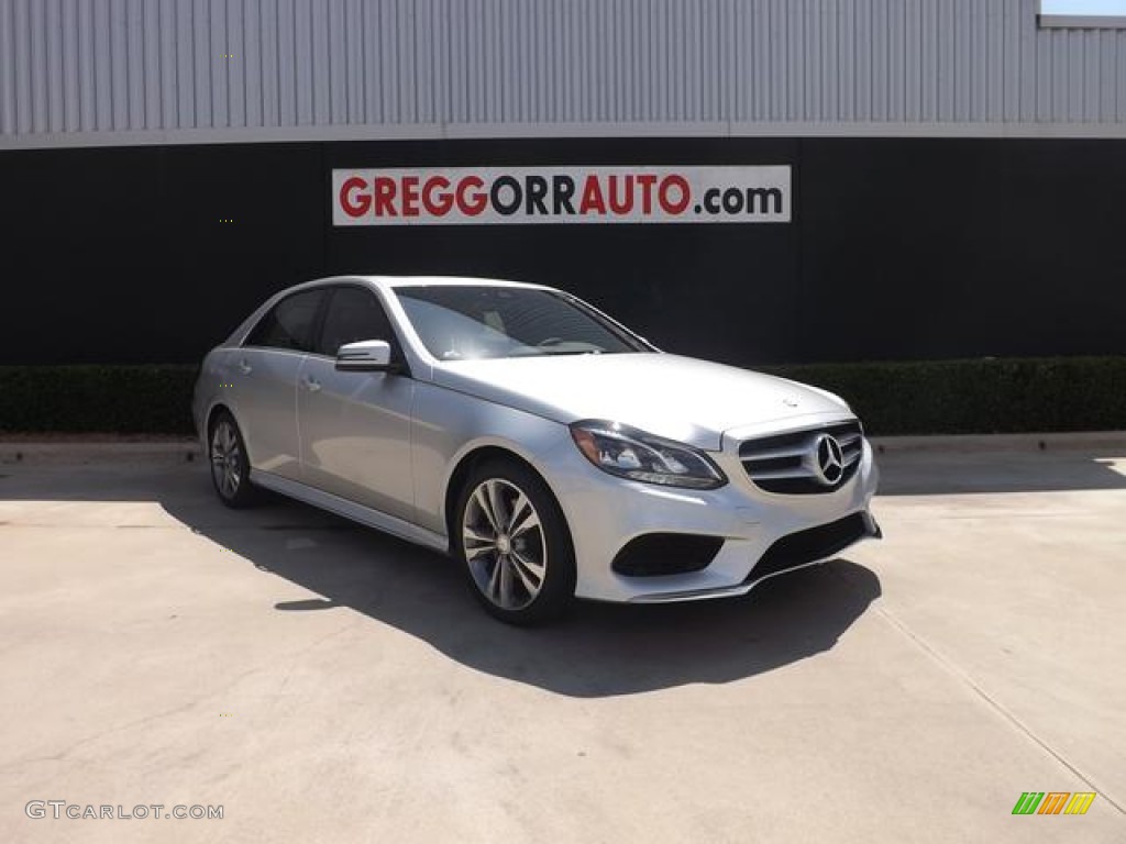 2014 E 350 Sport Sedan - Iridium Silver Metallic / Black photo #1
