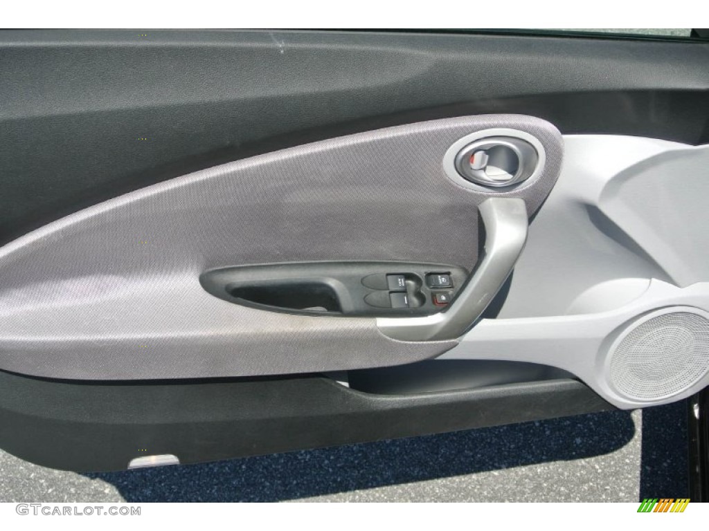 2011 Honda CR-Z EX Sport Hybrid Gray Fabric Door Panel Photo #81595643