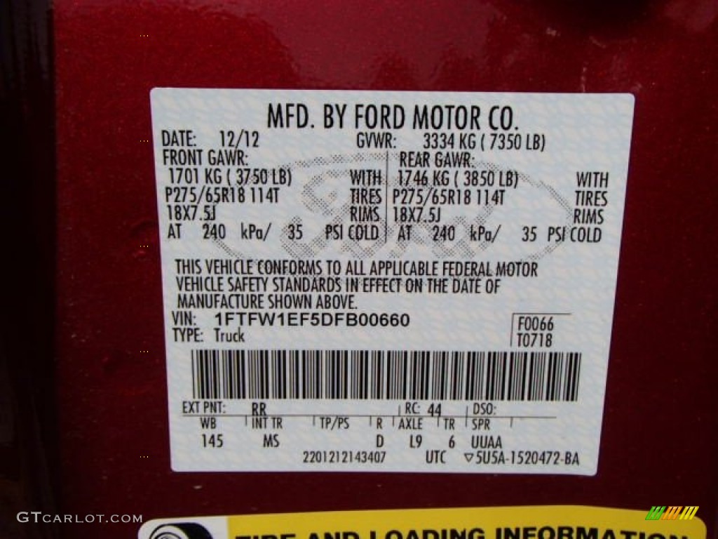 2013 F150 XLT SuperCrew 4x4 - Ruby Red Metallic / Steel Gray photo #25